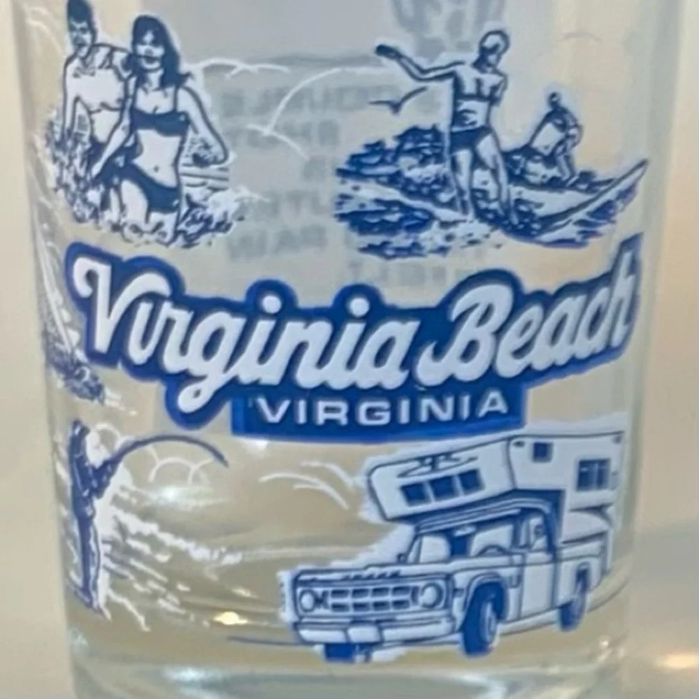 Virginia Beach, Virginia double shot glass.